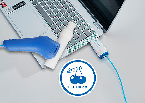 The Spirostik Blueflow operates under the powerful BLUE CHERRY® diagnostic software platform.