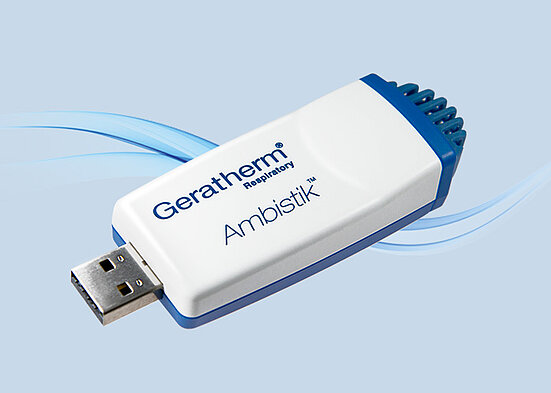 Ambistik is a modern USB-connected device for measuring ambient conditions, temperature, barometric pressure, and humidity.